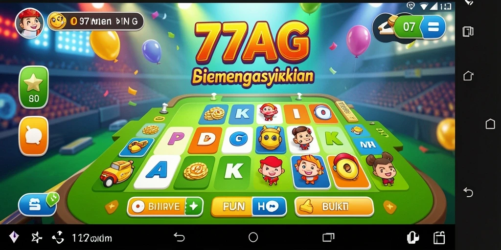 Tampilan screenshot gameplay Bingo yang seru di 77AG.