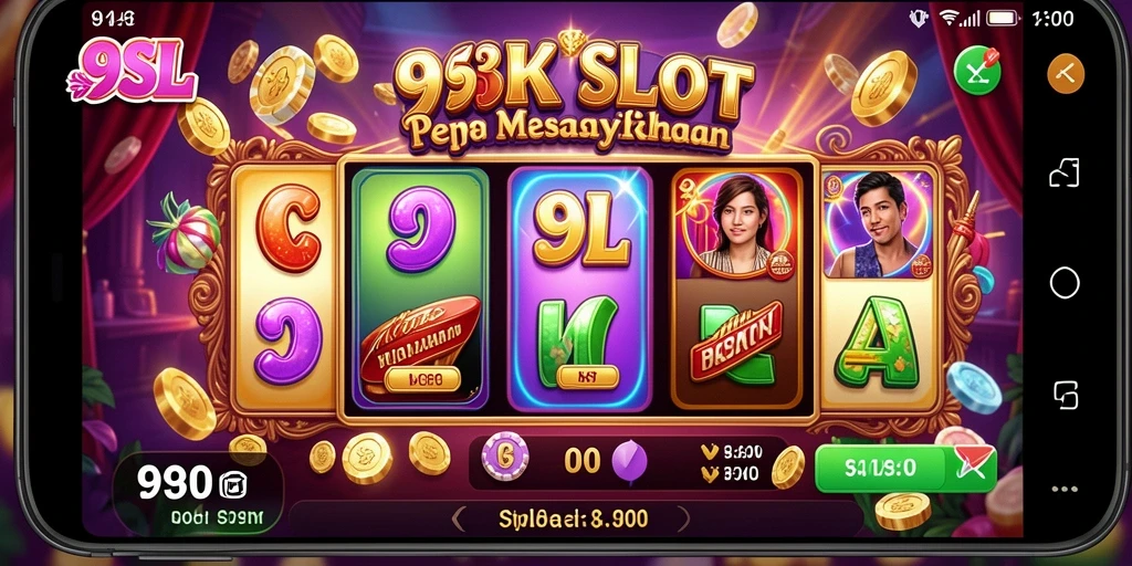 Tampilan mendebarkan dari permainan Slot di 9SL.