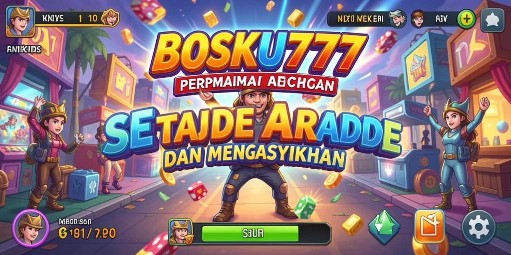 Tampilan gameplay seru dari BOSKU777 yang penuh tantangan.