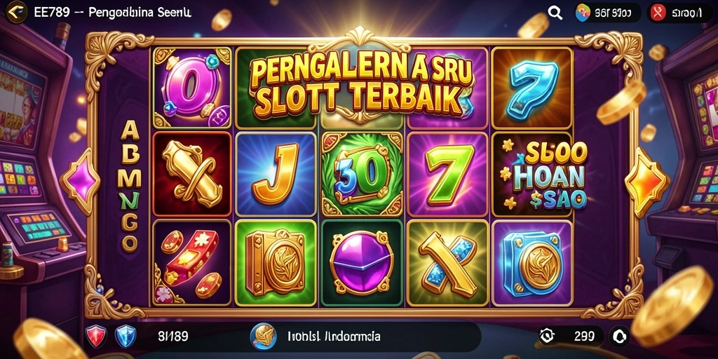 Gambaran gameplay penuh warna dari EE789 dengan fitur slot menarik.