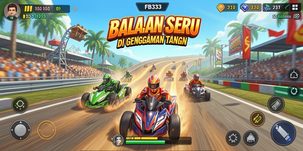 Gameplay balapan seru dengan grafik menakjubkan di FB333.