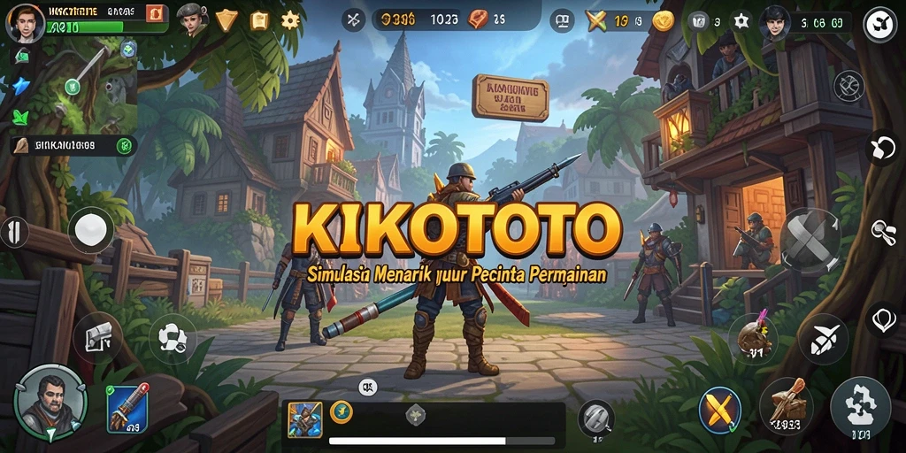 Tampilan gameplay KIKOTOTO yang mengesankan dan interaktif.