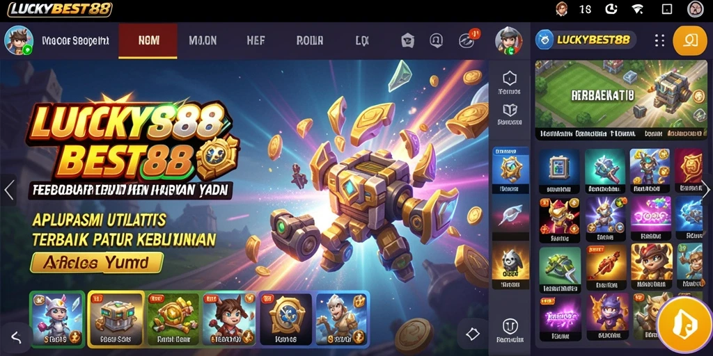 Tampilan utama <strong>LUCKYBEST88</strong> menampilkan fitur pengingat dan pengelolaan waktu yang efisien.