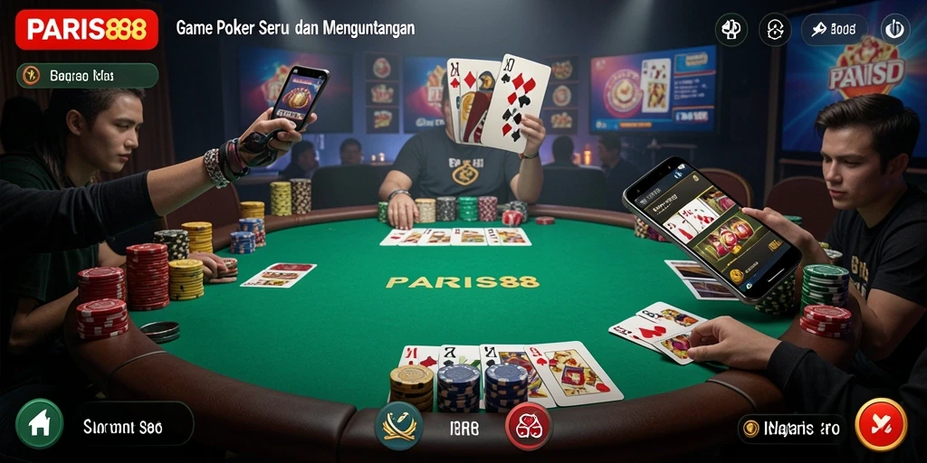 Tampilan screenshot gameplay PARIS88 yang mendebarkan dan kompetitif.