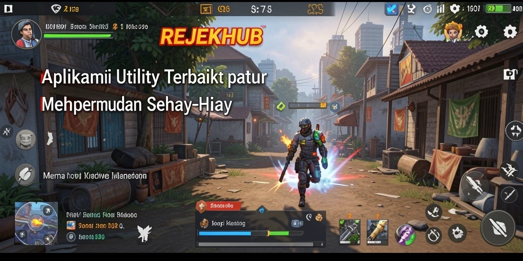 Tampilan aplikasi REJEKIHUB dengan fitur unggulan untuk pengelolaan Utility.